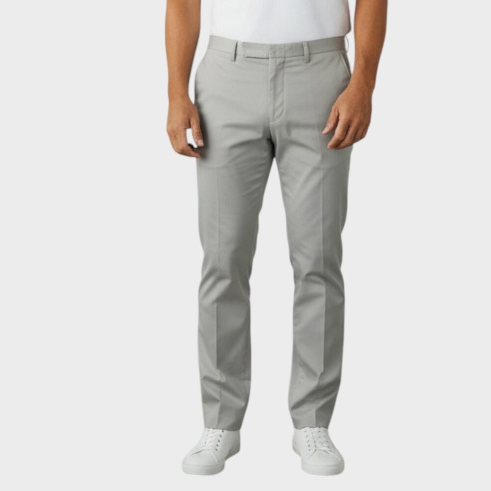 Slazenger Mens Khaki Gray Golf Pants 34 x 32 Polyester Spandex